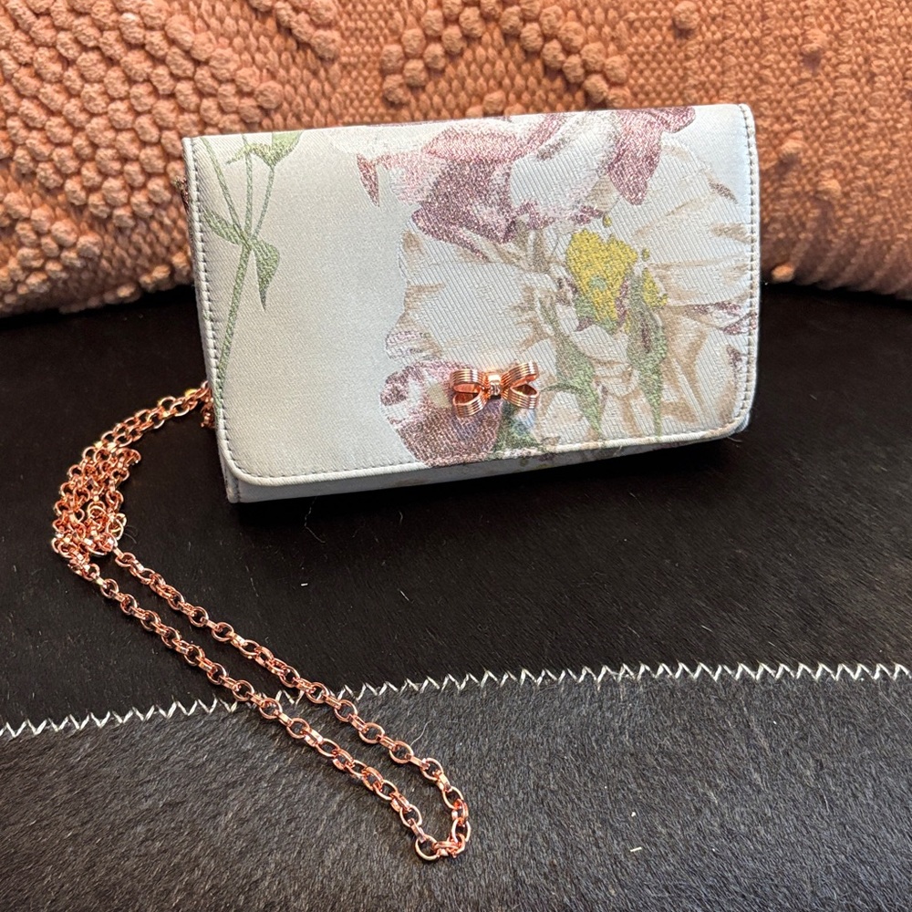 Ted Baker London Floral Clutch with Chain